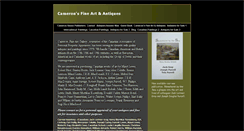 Desktop Screenshot of cameronsartgallery.com